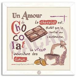 Un Amour de Chocolat - Fiche point de croix G005 - Lilipoints