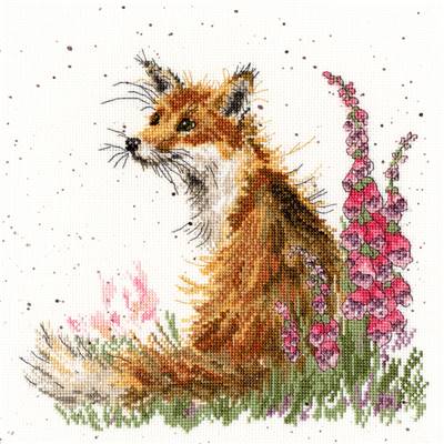 Bothy Threads kit broderie point de croix Among the Foxgloves XHD8