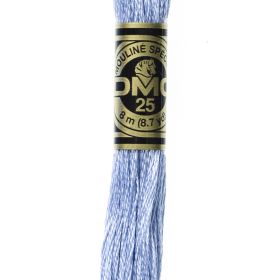 Fil à broder mouliné DMC coloris 519 Embruns Bleutés
