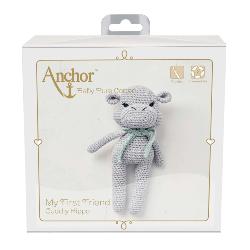Kit Crochet Amigurumi Hippo - Anchor Baby