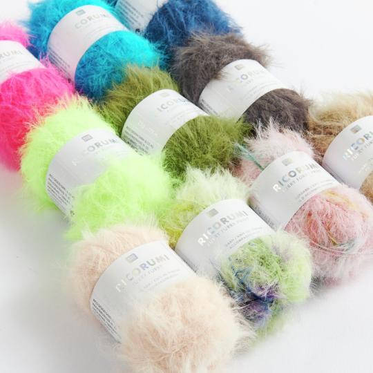 Ricorumi Furry Furry Print – fil effet fourrure 25 g (175 m)