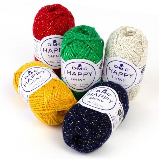 Fil coton pailleté crochet amigurumi Happy Shiny – DMC