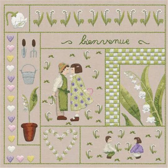 Bienvenue Mai - Kit Broderie Traditionnelle - Le Bonheur des Dames