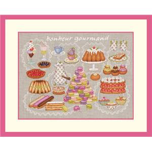 Bonheur gourmand - Kit point de croix - Le Bonheur des Dames