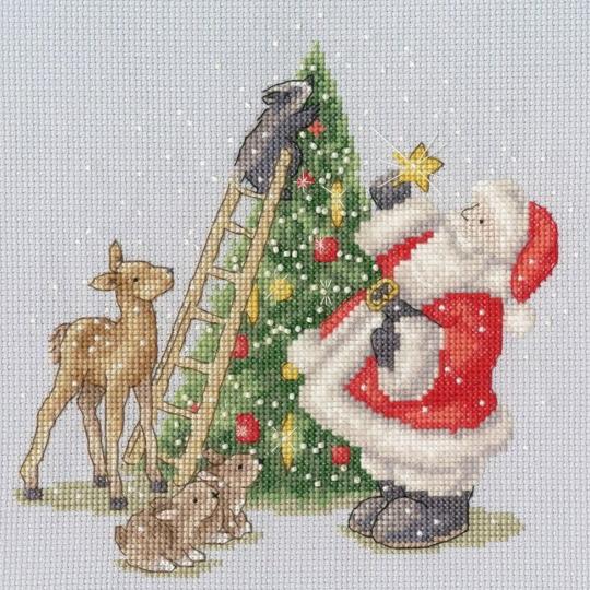 L'Étoile du Pôle Nord - Kit Point de Croix Noël - Bothy Threads