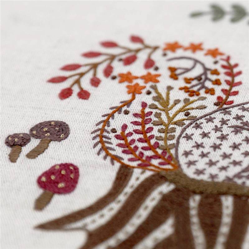 Broderie Crewel Années 70 Encadrée - Motif Chats Vintage, Modèle Bucilla 2977