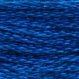 Fil à broder mouliné DMC coloris 824 Bleu Océan