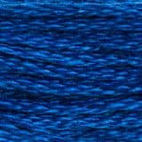 Fil  broder moulin DMC coloris 824 Bleu Ocan