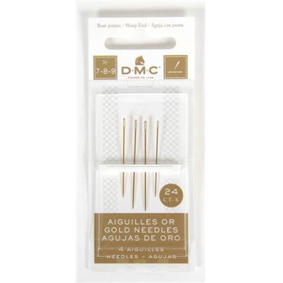 Aiguilles or DMC Broderie n°7-8-9