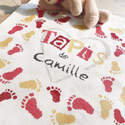 Tapis de Sol pour Bébé - Fiche point de croix - Lilipoints