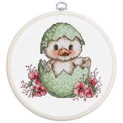 Premier sourire du Printemps - Kit point de croix - Luca-S