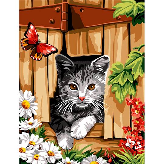 Le Raccourci - Canevas Chat - Margot de Paris