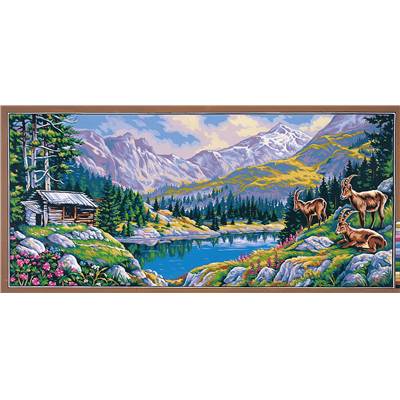 La Montagne aux Bouquetins - Canevas Pénélope - Margot de Paris