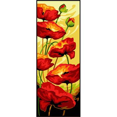 Coquelicots au vent - Canevas Fleurs - Margot de Paris