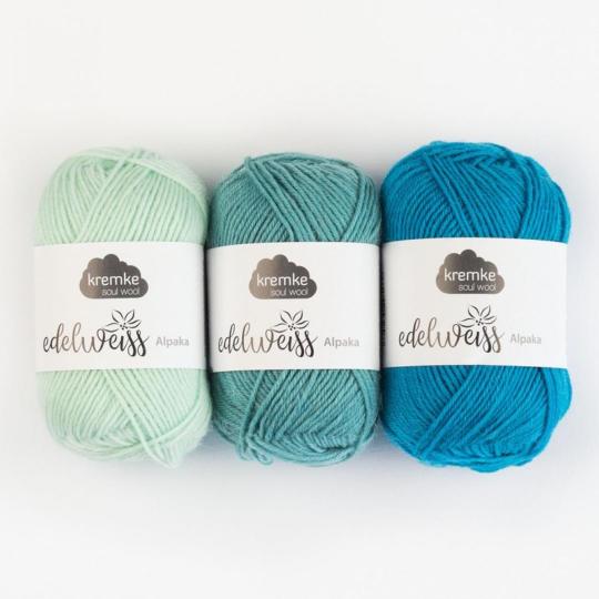 Laine à chaussettes Edelweiss Alpaka - 25g - Kremke