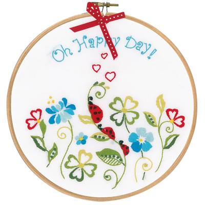 Oh Happy Day - Kit broderie traditionnelle - Vervaco