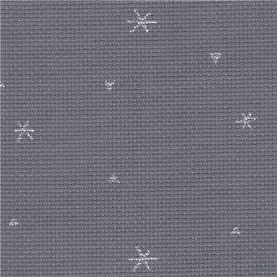 Toile Aïda 8 à broder Zweigart - Gris Sparkle (7459)