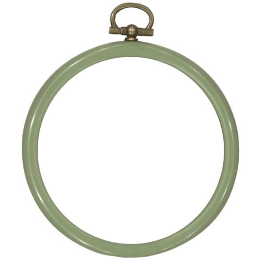 Tambour plastique rond 8 cm Vert