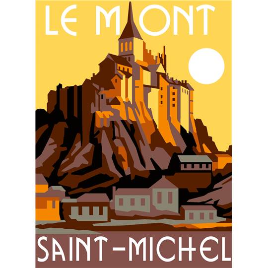 Canevas pénélope Le Mont Saint-Michel - Margot de Paris