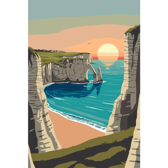 Canevas Pénélope Étretat  - SEG de Paris