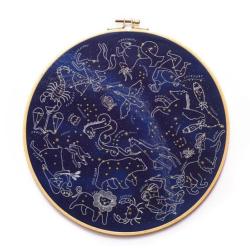 Carte des Étoiles - Kit Broderie