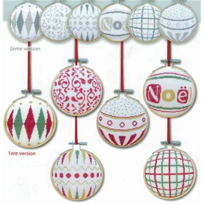 Les Boules de Noël 2 fiche Lilipoints N038 - Lilipoints