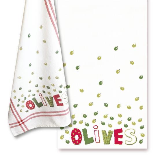 Les Olives - Fiche point de croix - Lilipoints