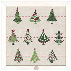 Collection de Sapins - Fiche point de croix - Lilipoints