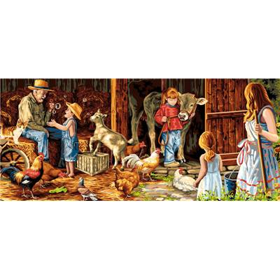 Pastorale Familiale - canevas pénélope - Luc Créations