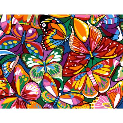Butterfly Color - canevas pénélope - Margot de Paris