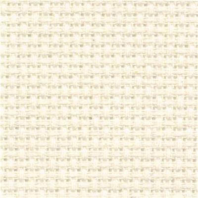 Toile Aïda 5 pts - Crème - 25 x 150 cm 