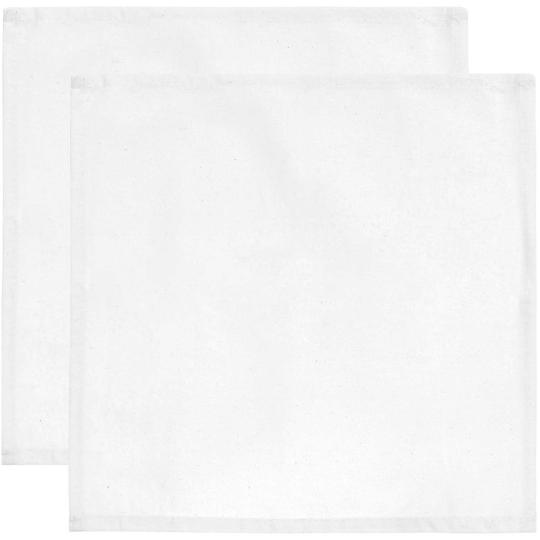 Serviettes en tissu 45 x 45 cm • Blanc - Rico Designs