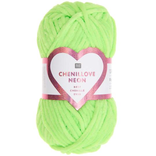 Fil Creative Chenillove Neon Vert - Rico Design