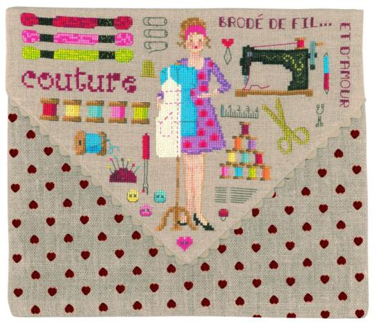 Pochette Couture - Kit trousse à broder - Bonheur des Dames