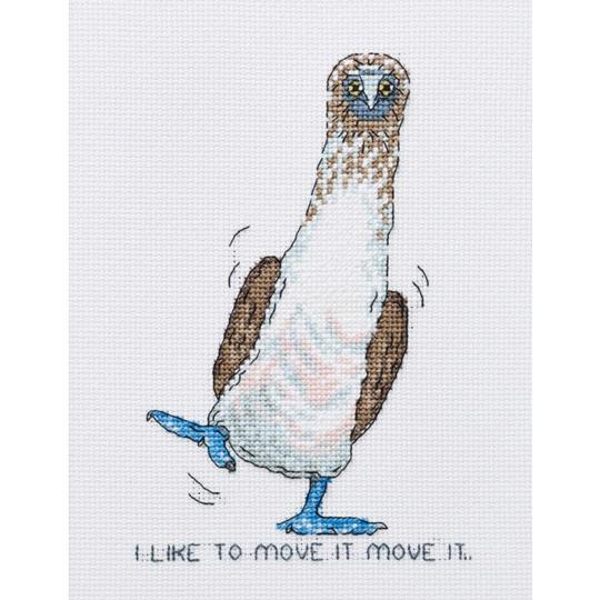 I like to move it. – Kit point de croix Permin of Copenhagen