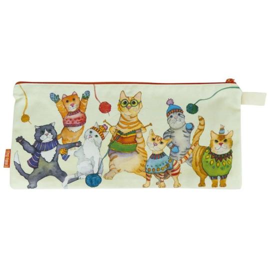 Sac à projets long "Kittens in Mittens" – Emma Ball