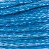 Fil à broder mouliné DMC coloris 813 Bleu Gauloise