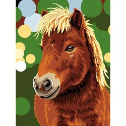 Poney - Kit Canevas pour enfant - Luc Créations