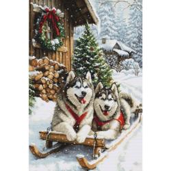 La magie de l’hiver nordique - Kit point de croix - Luca-S