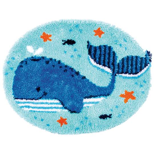 Plaisir des Baleines - Kit Tapis Point noué - Vervaco