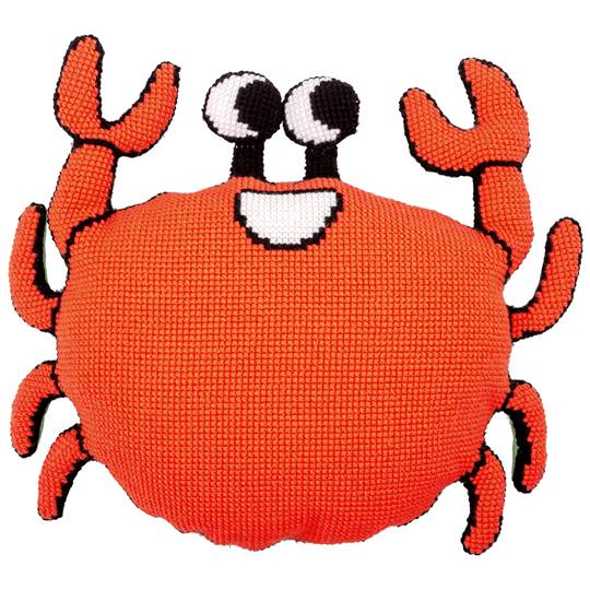 Crabe - Kit Coussin gros trou Eva Mouton - Vervaco