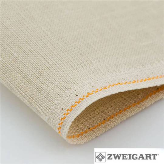Toile lin 12,6 fils Belfast Zweigart - Grain de Sable (770)