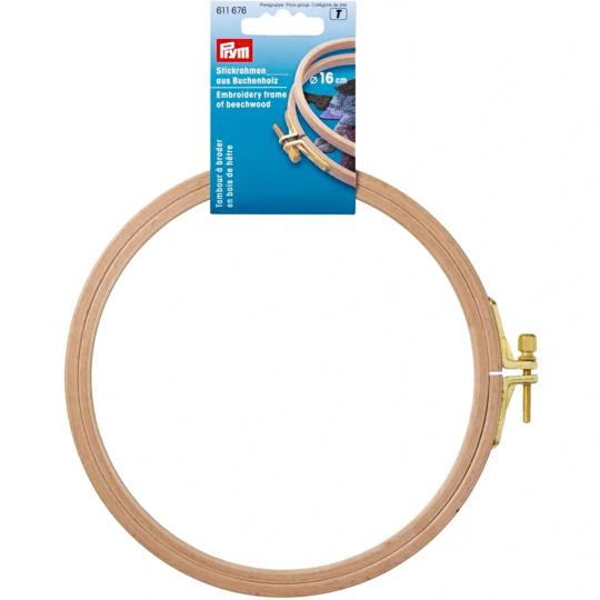 Cercle à broder en bois 16 cm - Prym