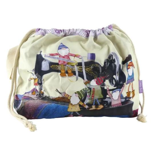 Sac à Cordon Sewing Gnomes – Sac à projet – Emma Ball