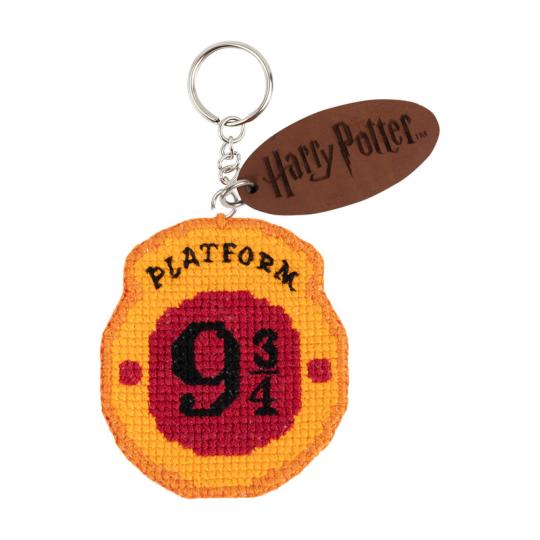 Voie 9 3/4 - Kit porte-clés à broder point de croix Harry Potter - DMC