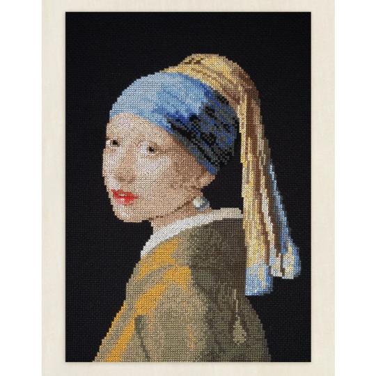 La Jeune Fille à la perle de Johannes Vermeer - Kit DMC