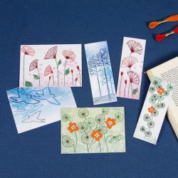 La Nature - Kit Cartes à broder Nathalie Weinzaepflen - DMC