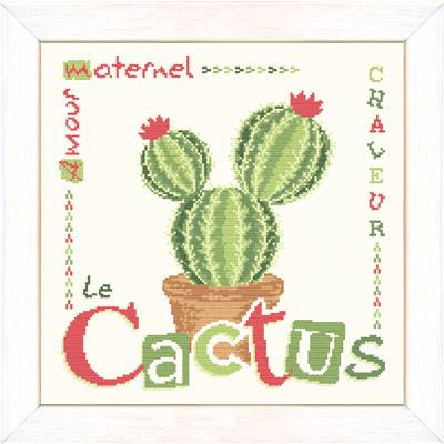 Le Cactus - Fiche Broderie Point de Croix J016 - Lilipoints
