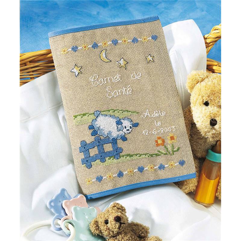 Protège carnet de santé personnalisé- Broderie protège carnet