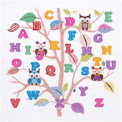 ABC Arbre aux Chouettes Kit Point de Croix - Princesse